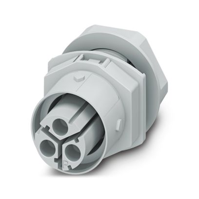 Phoenix Contact - Geräteanschluss für steckbare Gebäudeinstallation Wanddurchführung IPD W 3P2,5 F M20 GY