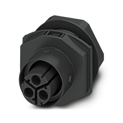Phoenix Contact - Geräteanschluss für steckbare Gebäudeinstallation Wanddurchführung IPD W 3P2,5 F M25 BK