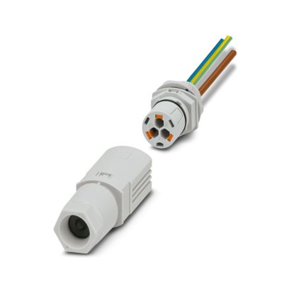 Phoenix Contact - Geräteanschluss für steckbare Gebäudeinstallation Wanddurchführung IPD WD 3P2,5#1047347
