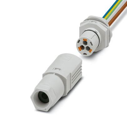 Phoenix Contact - Geräteanschluss für steckbare Gebäudeinstallation Wanddurchführung IPD WD 3P2,5#1047354