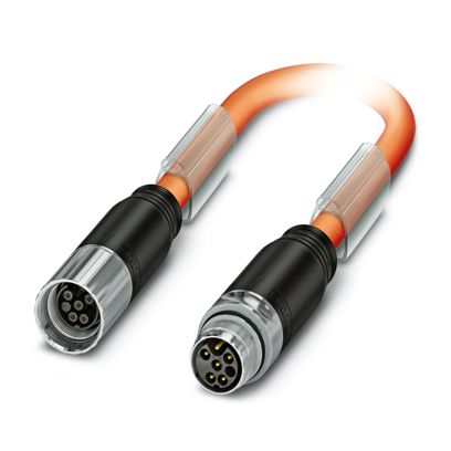 Phoenix Contact - Energiekabel < 1 kV, für ortsveränderlichen Einsatz Steckverbinder beidseitig K-5E-M17 M9/#1243442 kunststoffumspritzt − 2 Stück