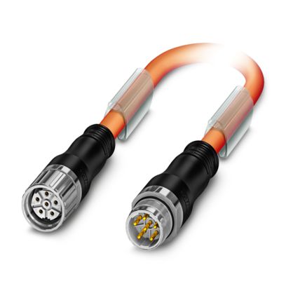 Phoenix Contact - Energiekabel < 1 kV, für ortsveränderlichen Einsatz Steckverbinder beidseitig K-5E-M23 M9/#1244208 kunststoffumspritzt − 2 Stück