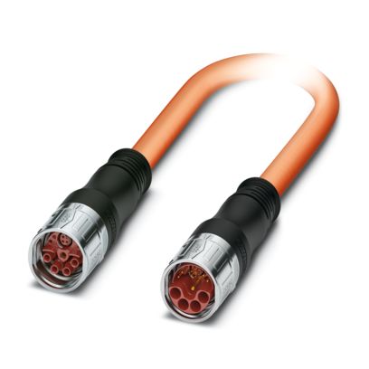 Phoenix Contact - Energiekabel < 1 kV, für ortsveränderlichen Einsatz Kabelstecker K-8E-M23F8/2#1508135 kunststoffumspritzt − 2 Stück