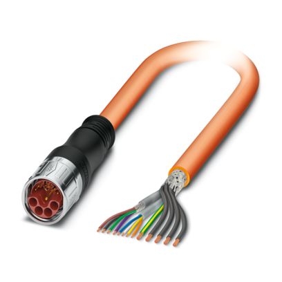 Phoenix Contact - Konfektioniertes Sensor-Aktor-Kabel Kabelstecker K-8E-M23M8/5#1244554 kunststoffumspritzt − 2 Stück