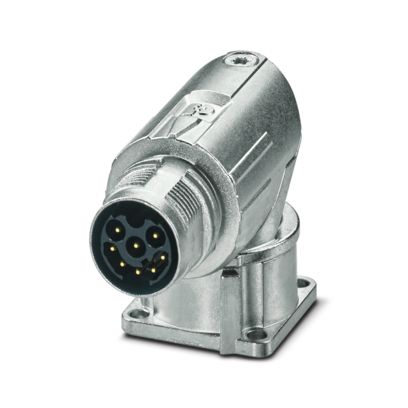 Phoenix Contact - Rundsteckverbinder, Einbau (ohne Leitung) Gerätesteckverbinder M17-08P1N8AA500S Vorderwand