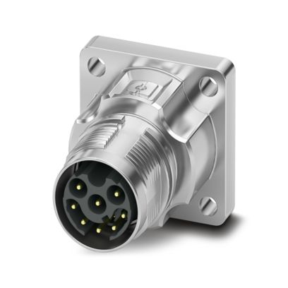 Phoenix Contact - Rundsteckverbinder, Einbau (ohne Leitung) Gerätesteckverbinder M17-08P1N8AW500S Vorderwand − 1 Stück