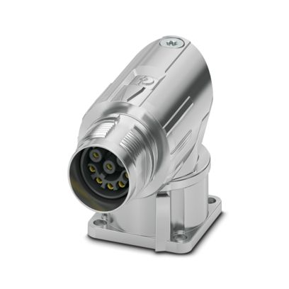 Phoenix Contact - Rundsteckverbinder, Einbau (ohne Leitung) Gerätesteckverbinder M17-08S1N8AA500S Vorderwand