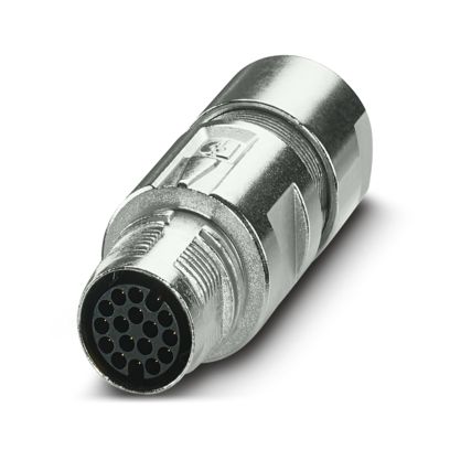 Phoenix Contact - Rundsteckverbinder, feldkonfektionierbar (Industriesteckverbinder) Kupplungssteckverbinder M17-17P1N8A9002S