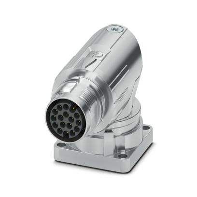 Phoenix Contact - Rundsteckverbinder, Einbau (ohne Leitung) Gerätesteckverbinder M17-17P1N8AA600S Vorderwand