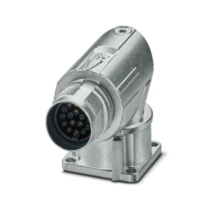 Phoenix Contact - Rundsteckverbinder, Einbau (ohne Leitung) Gerätesteckverbinder M17-17S1N8AA500S Vorderwand