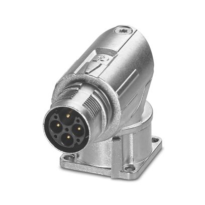 Phoenix Contact - Rundsteckverbinder, feldkonfektionierbar (Industriesteckverbinder) Gerätesteckverbinder M17-3EP1N8AA600S/1,5 Vorderwand