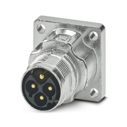 Phoenix Contact - Rundsteckverbinder, Einbau (ohne Leitung) Gerätesteckverbinder M17-3EP1N8AW500S Vorderwand