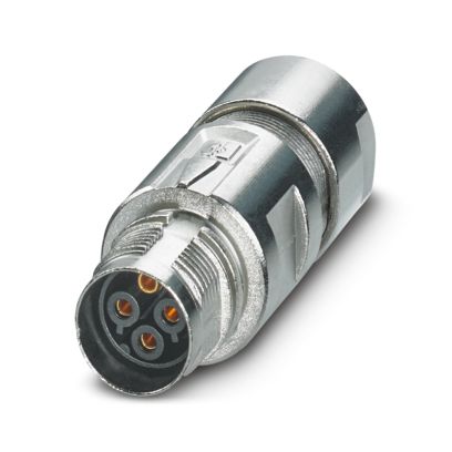 Phoenix Contact - Rundsteckverbinder, feldkonfektionierbar (Industriesteckverbinder) Kupplungssteckverbinder M17-3ES1N8A9004S