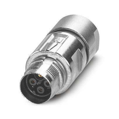 Phoenix Contact - Rundsteckverbinder, feldkonfektionierbar (Industriesteckverbinder) Kupplungssteckverbinder M17-3ES1N8A9004S/1,5