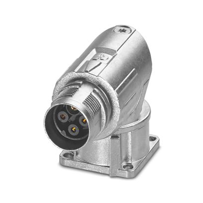Phoenix Contact - Rundsteckverbinder, feldkonfektionierbar (Industriesteckverbinder) Gerätesteckverbinder M17-3ES1N8AA500S/1,5 Vorderwand