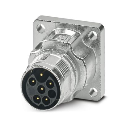 Phoenix Contact - Rundsteckverbinder, Einbau (ohne Leitung) Gerätesteckverbinder M17-5EP1N8AW500S Vorderwand