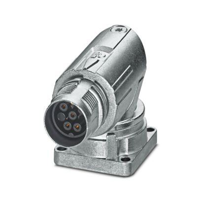 Phoenix Contact - Rundsteckverbinder, Einbau (ohne Leitung) Gerätesteckverbinder M17-5ES1N8AA500S Vorderwand