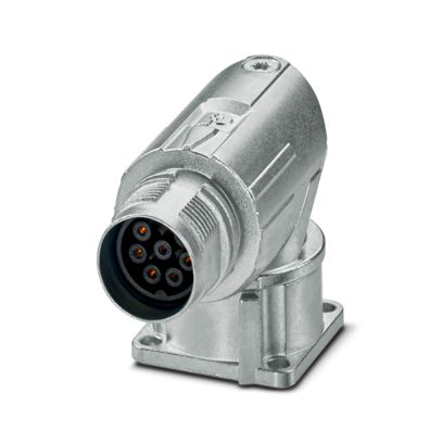 Phoenix Contact - Rundsteckverbinder, Einbau (ohne Leitung) Gerätesteckverbinder M17-7ES1N8AA500S Vorderwand