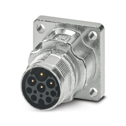 Phoenix Contact - Rundsteckverbinder, Einbau (ohne Leitung) Gerätesteckverbinder M17-8EP1N8AW500S Vorderwand