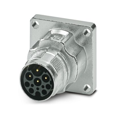 Phoenix Contact - Rundsteckverbinder, Einbau (ohne Leitung) Gerätesteckverbinder M17-8EP1N8AW600S Vorderwand