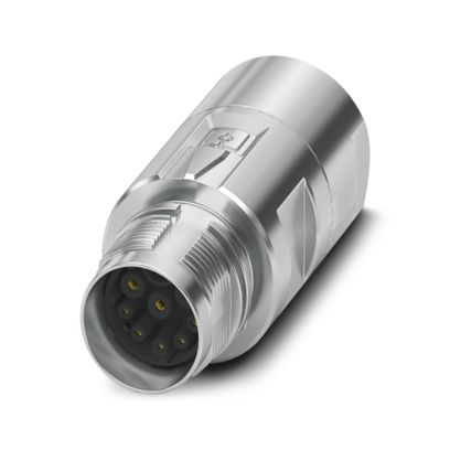 Phoenix Contact - Rundsteckverbinder, feldkonfektionierbar (Industriesteckverbinder) Kupplungssteckverbinder M17-8ES1N8A9004S