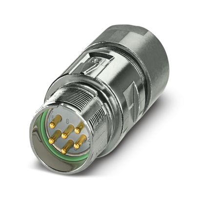 Phoenix Contact - Rundsteckverbinder, feldkonfektionierbar (Industriesteckverbinder) Kupplungssteckverbinder M23-06P1N129003S