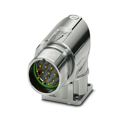 Phoenix Contact - Rundsteckverbinder, Einbau (ohne Leitung) Gerätesteckverbinder M23-06P1N8AA600S Vorderwand