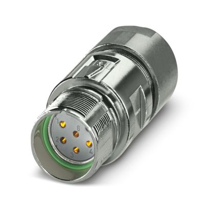 Phoenix Contact - Rundsteckverbinder, feldkonfektionierbar (Industriesteckverbinder) Kupplungssteckverbinder M23-06S1N129003S