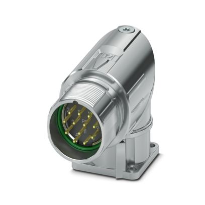 Phoenix Contact - Rundsteckverbinder, Einbau (ohne Leitung) Gerätesteckverbinder M23-09P1N8AA600S Vorderwand