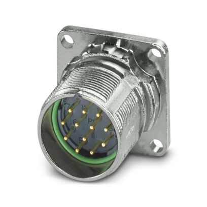 Phoenix Contact - Rundsteckverbinder, Einbau (ohne Leitung) Gerätesteckverbinder M23-12P1N8AW600S Vorderwand