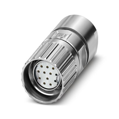 Phoenix Contact - Rundsteckverbinder, feldkonfektionierbar (Industriesteckverbinder) Kabelsteckverbinder M23-12S1N128003