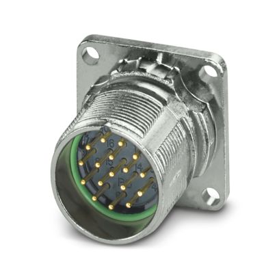 Phoenix Contact - Rundsteckverbinder, Einbau (ohne Leitung) Gerätesteckverbinder M23-17P1N8AW600S Vorderwand