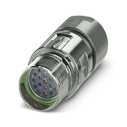 Phoenix Contact - Rundsteckverbinder, feldkonfektionierbar (Industriesteckverbinder) Kupplungssteckverbinder M23-19S1N1290DUS