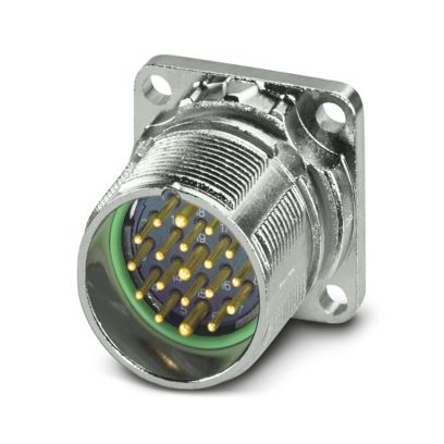 Phoenix Contact - Rundsteckverbinder, Einbau (ohne Leitung) Gerätesteckverbinder M23-1RP1N8AW500S Vorderwand