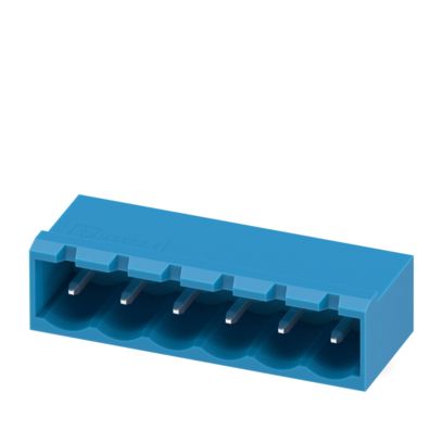 Phoenix Contact - Leiterplattensteckverbinder Leiterplatten-Grundleiste MSTBA 2,5/ 6-G BU − 100 Stück