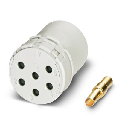 Phoenix Contact - Kontakteinsatz für Rundsteckverbinder Kontakteinsatz RC-07S1N8B0000X − 10 Stück