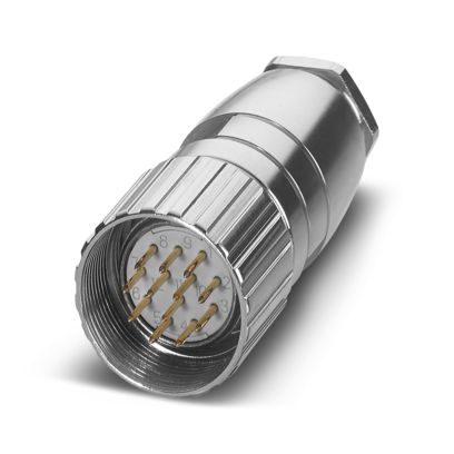 Phoenix Contact - Rundsteckverbinder, feldkonfektionierbar (Industriesteckverbinder) Kabelsteckverbinder RC-12P1N121500X − 20 Stück