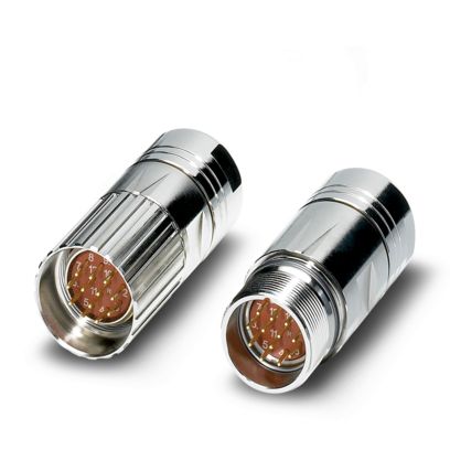 Phoenix Contact - Rundsteckverbinder, feldkonfektionierbar (Industriesteckverbinder) Kupplungssteckverbinder RF-12P2N8A90DUX − 20 Stück