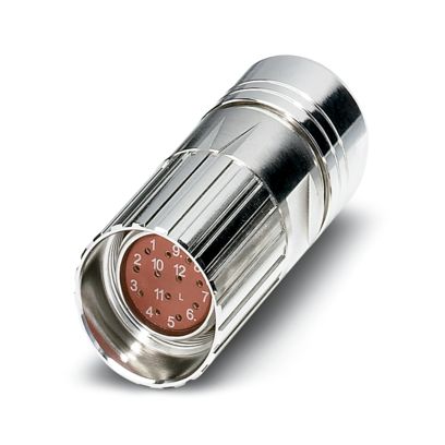 Phoenix Contact - Rundsteckverbinder, feldkonfektionierbar (Industriesteckverbinder) Kabelsteckverbinder RF-12S2S8A80DUX − 20 Stück