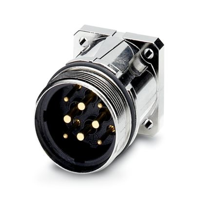 Phoenix Contact - Rundsteckverbinder, feldkonfektionierbar (Industriesteckverbinder) Gerätesteckverbinder SM-7EPWN8AWT00X Vorderwand