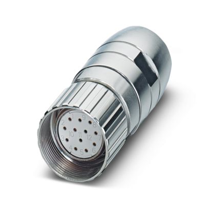 Phoenix Contact - Rundsteckverbinder, feldkonfektionierbar (Industriesteckverbinder) Kabelsteckverbinder UC-12S1N1280DUX