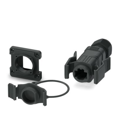 Phoenix Contact - Rechtecksteckverbinder, Set (Industriesteckverbinder) Anbaurahmen VS-08-RJ45/M#1534644 − 10 Stück