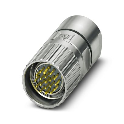 Phoenix Contact - Rundsteckverbinder, feldkonfektionierbar (Industriesteckverbinder) Kabelsteckverbinder M23-19P1N8A8003 − 1 Stück