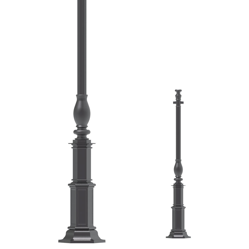Leipziger Leuchten - Lichtmast Ziermast Z-A II/3 DB703