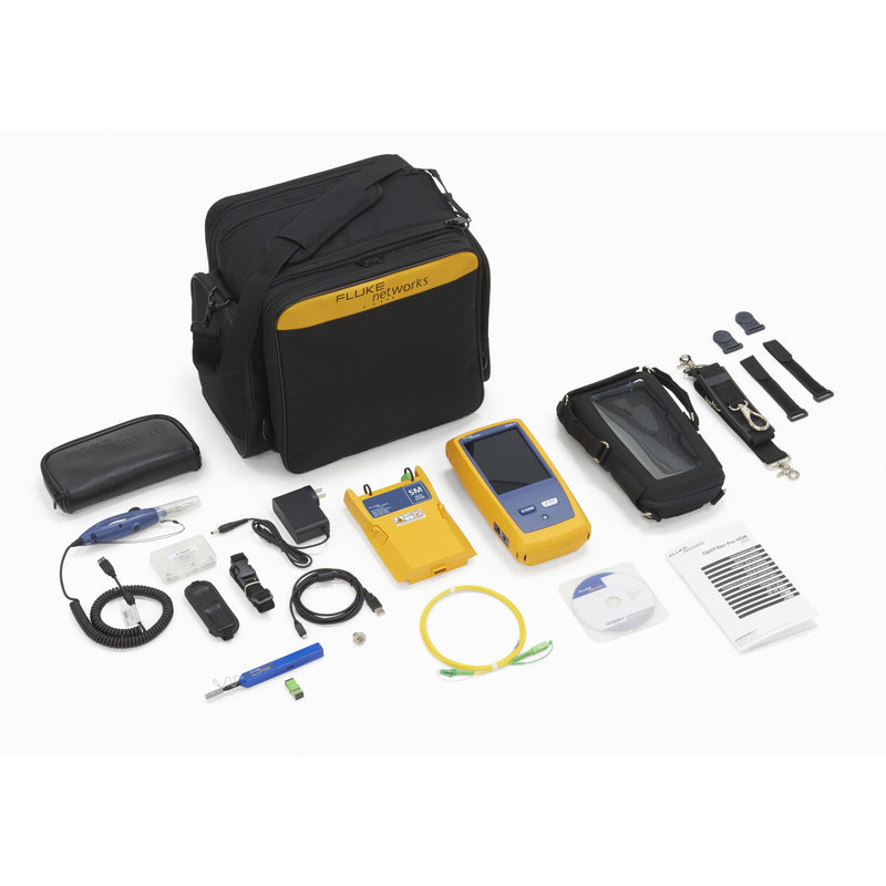 Fluke Networks - Mess-/Testgerät für Kommunikationstechnik OptiFiber Pro Singlemode OFP2-200-SI16/GINT WiFi OFP HDR SM − 1 Stück