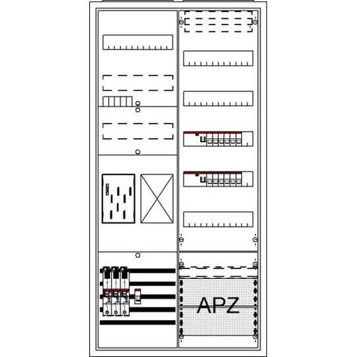 Striebel&John - Zähler-Komplettschrank Komplettschrank BA27CB6V APBKE-IA271Z1R1V5A2