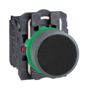 Schneider Electric - Drucktaster, Komplettgerät Drucktaster komplett XB5AA25C0 sw, 22mm, 1S+1Ö,grau