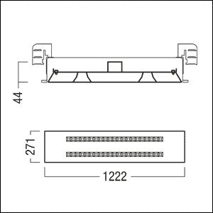 Zumtobel Group - Decken-/Wandleuchte Refurbishment Kit LEFEB2/28 #42189993 840