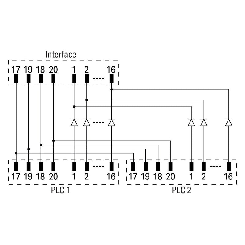 WAGO - Übergabemodul 704-9014 Steckverbin.DIN41651