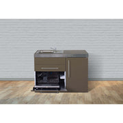 Stengel - Mini-Küche Miniküche Premiumline MPGSMM120GSBli Mokka metallic